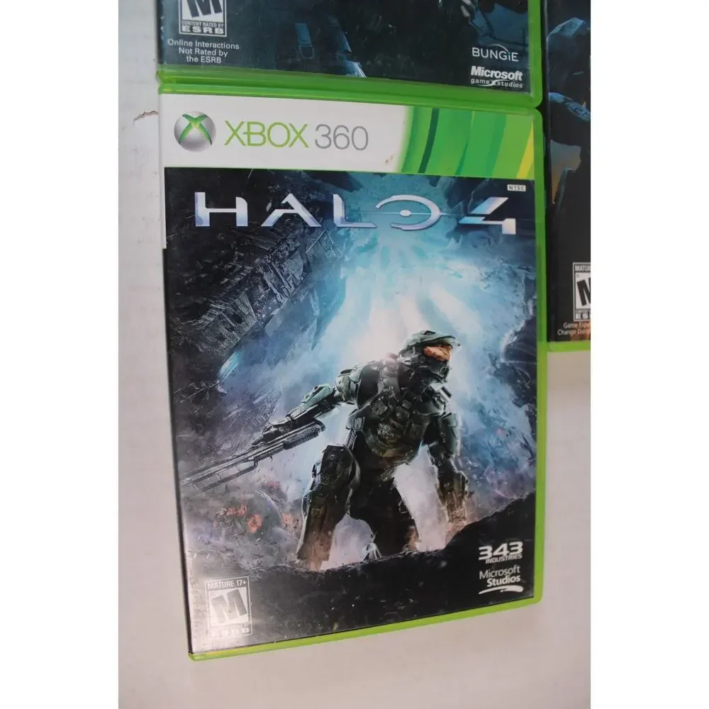3 games: Halo, 3, 4, Halo 3 ODST (Microsoft Xbox) Authentic, tested